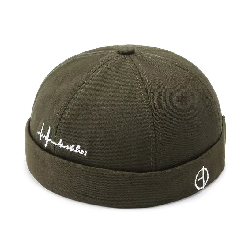 Tatiana Haven Unisex Brimless Cotton Beanie – Hip Hop Streetwear Hat for Spring & Autumn