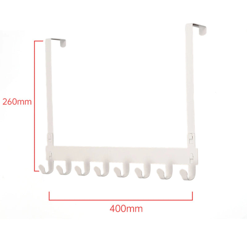 Hooks Over The Door Home Bathroom Organizer Rack Clothes Coat Hat Towel Hanger New Bathroom Kitchen Accessories Holder Door Hang