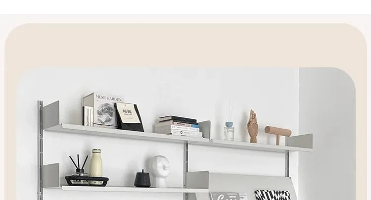 Floating Wall Shelf Metal Rack Organizers Storage Shelves on Wall Living Room Cabinets Plate Rack Storage Holders Home Supplies