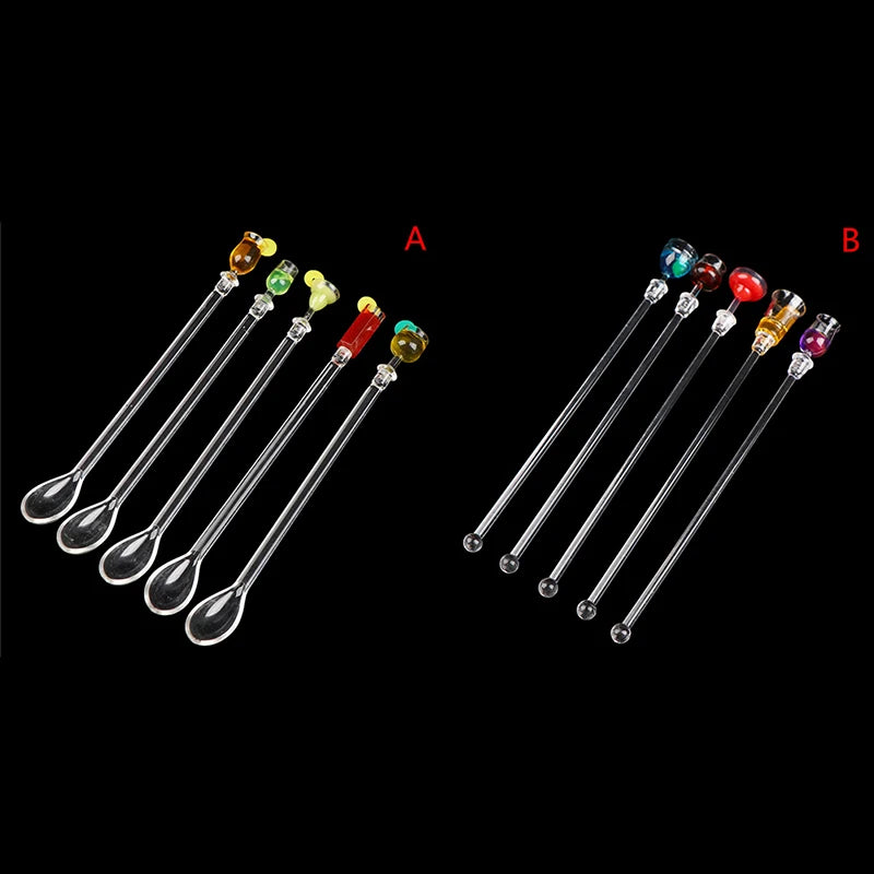 Cocktail Stirrer Drink Mixing Stick Set Acrylic Cocktail Mixer Blender Bar Supplies Swizzle Stirrer