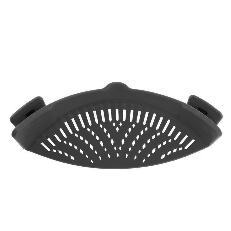 JJYY Universal Silicone Clip-on Pan Pot Strainer Anti-spill Pasta Pot Strainer Food Grade Rice Fruit Colander Strainer