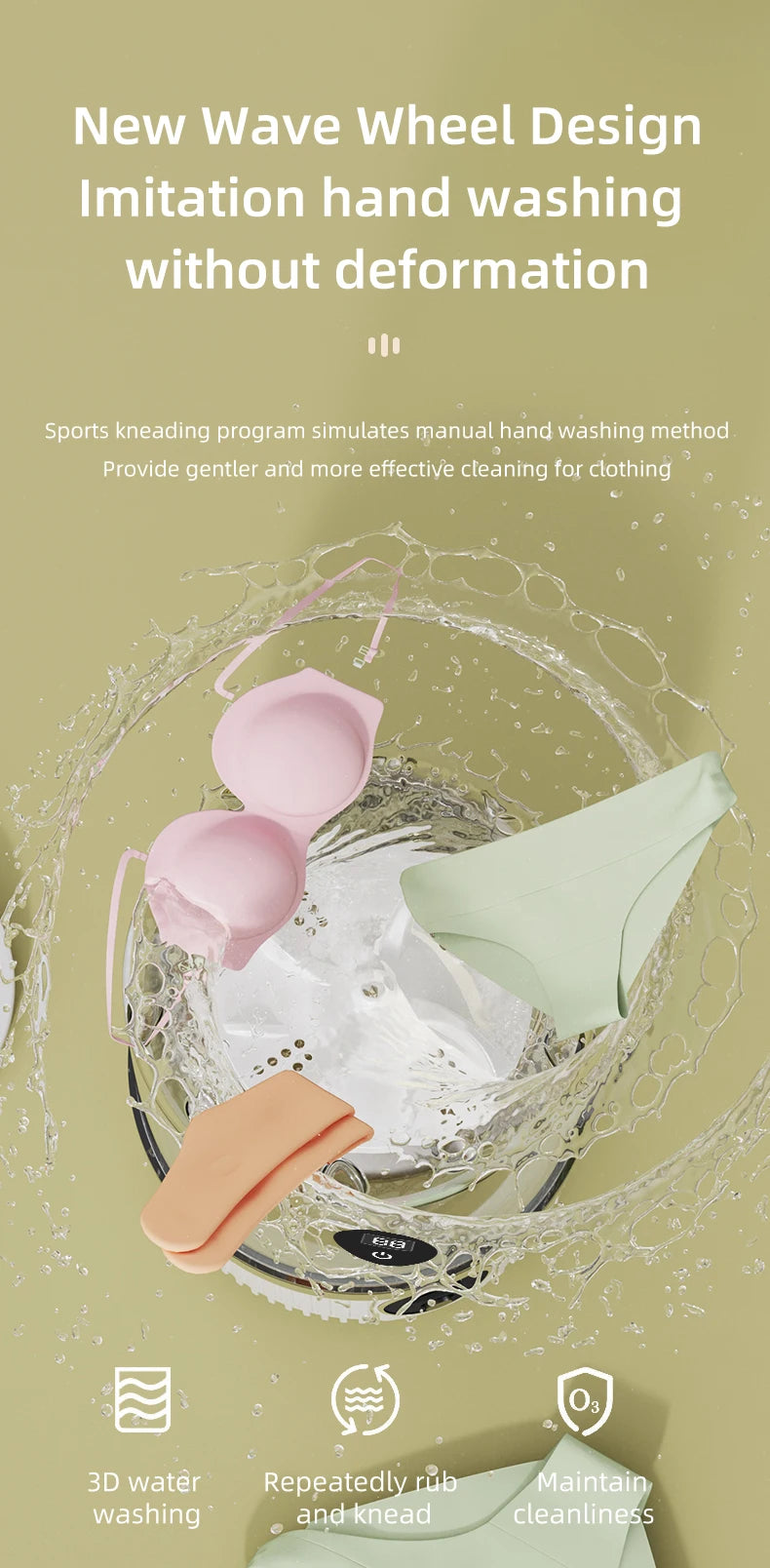 Mini Household Electric Washing Cup Underwear Socks Small Wireless Charging Washing Machine Pet clothes washing machine