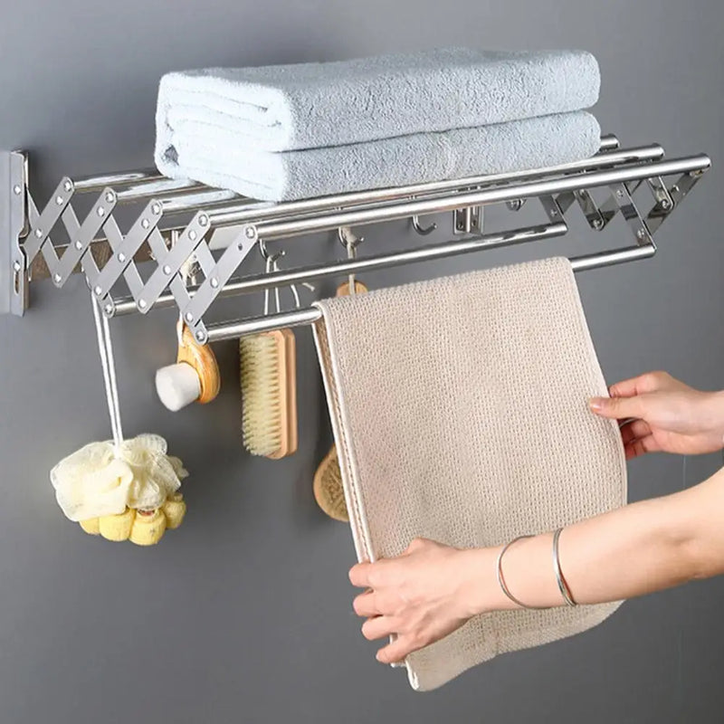 Foldable Clothes Drying Rack Clothes Drying Rack Space-saving Wall-mounted Drying Rack for Bathroom Laundry Room for Easy