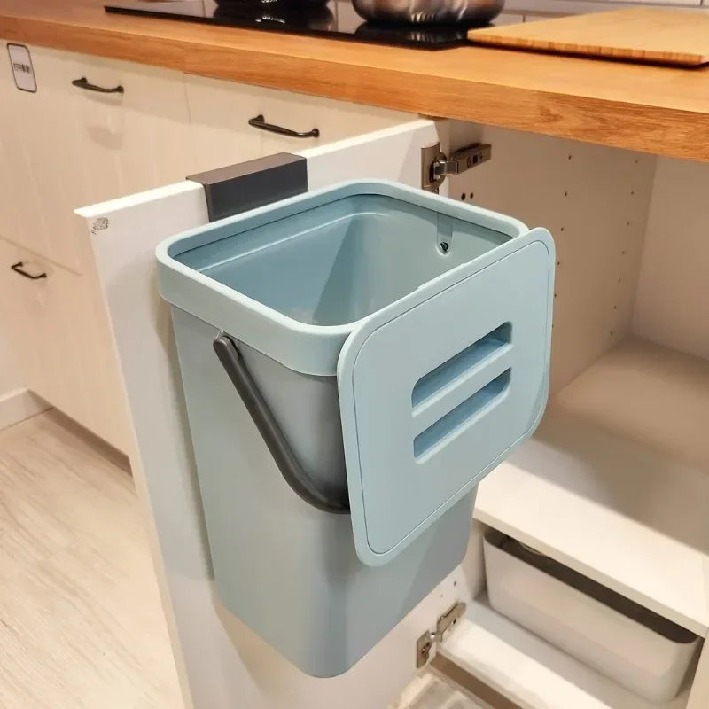 Kitchen Waste Bin Small Kitchen Compost Bin 3L Kitchen Waste Bin Household Countertop Container with Lid for Rubbish Composter