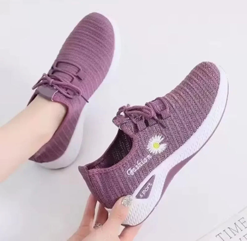 Women Sneakers Autumn New Trendy Mesh Casual Sports Running Shoes Wholesale Comfortable Lightweight Breathable Fashion Sneakers