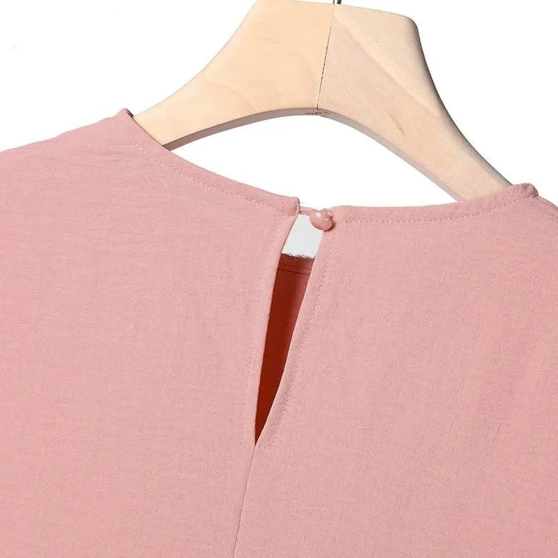 Casual Muslim Dress for Women Blouse 2 Piece Set Long Sleeve Shirt Wide Leg Pant Suits Saudi Arabic Dubai Dresses Autumn 2023