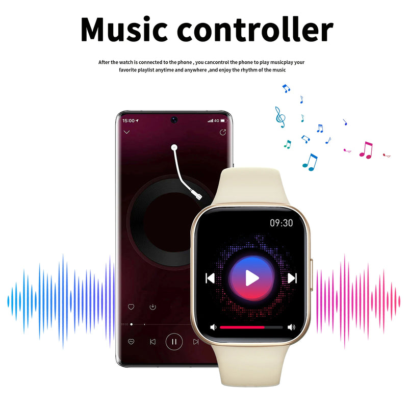 Smart watch, wireless calling /dial,for iPhone/Andriod, multi -Sport mode, calling reminder and rejection, SMS reminder