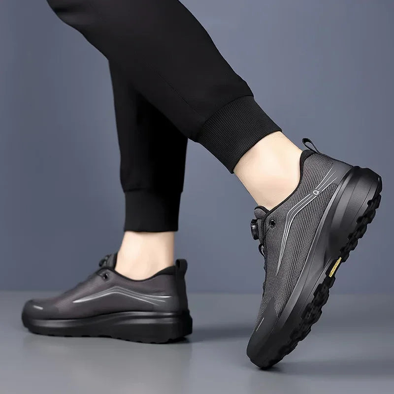 Leisure Walk Men Casual Shoes Anti Slip Sports Male Sneakers Breathable Treking Footwear Versatile Travel Trainers Hiking Shoes