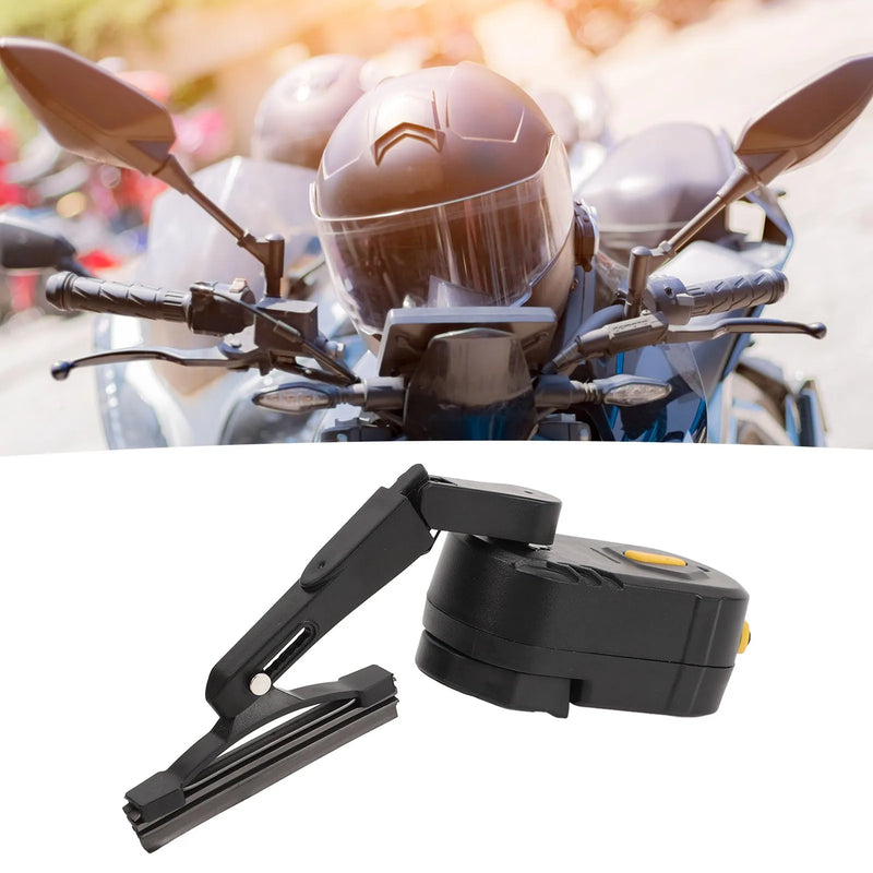Electric Helmet Wiper Motorcycle Helmet Wiper  2 Speed Retractable  Water Resistant for Motorcycle Scooter Helmet