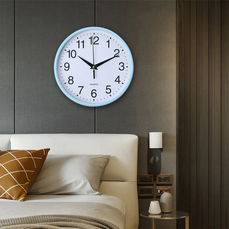 Minimalist Style Wall Clock, Quartz Clock, Bedroom, Living Room, Hanging Clock, Luminous Clock Household Wall Decoration 20cm