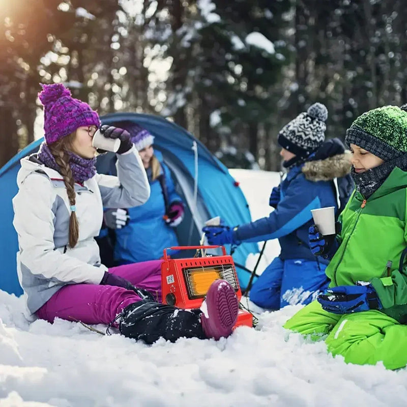 Camping Stove Gas Multifunctional Outdoor Survival Hiking Heater Household Hand Warmer for Camping Caravan Tent Fishing Heating