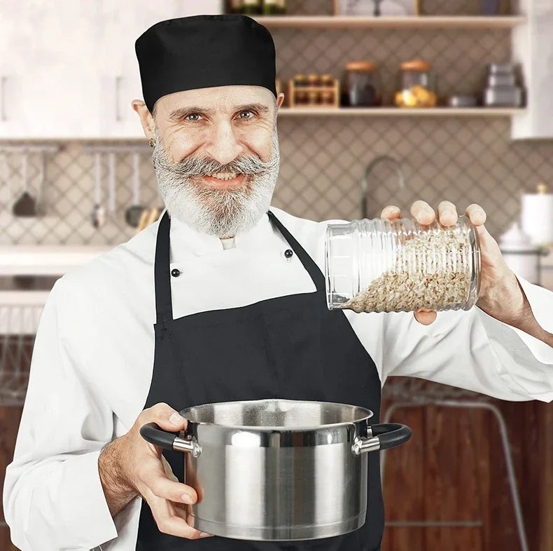 Tatiana Haven Unisex Chef Hat – Adjustable Breathable Beanie Cap for Kitchen, Restaurant & Sushi Chefs