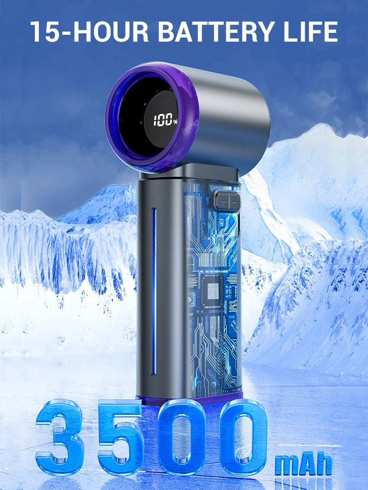 Portable Misting Fan Handheld Fan Electric Hand Fans Ice Wind At 199 Gear Nano Cold Mist Cooling Fan 3500mah USB Rechargeable