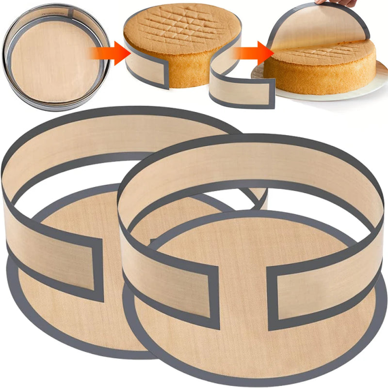 9Inch Silicone Baking Mat Set Easy Clean NonStick Multifunction Baking Cake Mat Reusable Bake Dish for Cake Pizza Pastry Cookie