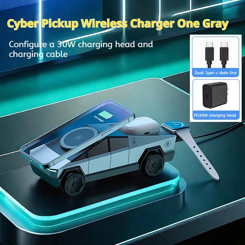 Multifunctional Fast Charging Dock for iPhone, Apple Watch & AirPods