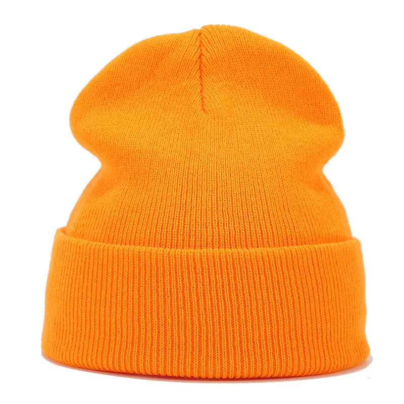 Tatiana Haven Unisex Knitted Beanie – Simple Solid Color Autumn & Winter Hat for Men and Women