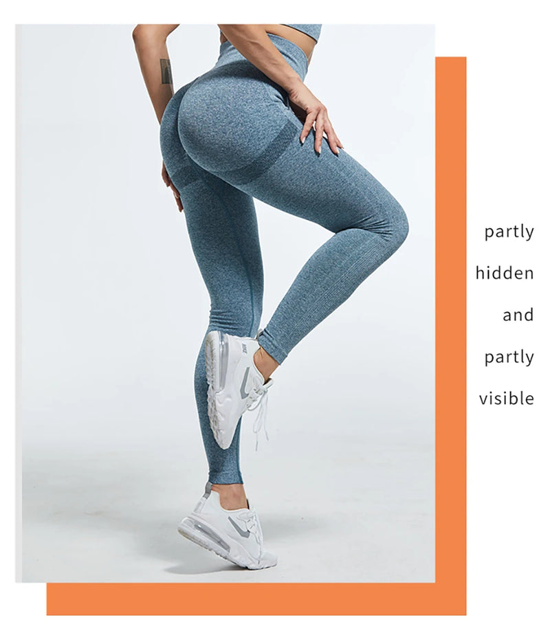 Women High Waist Leggings For Fitness Ladies Sexy Bubble Butt Gym Sports Workout Leggings Push Up Fitness Female Leggins