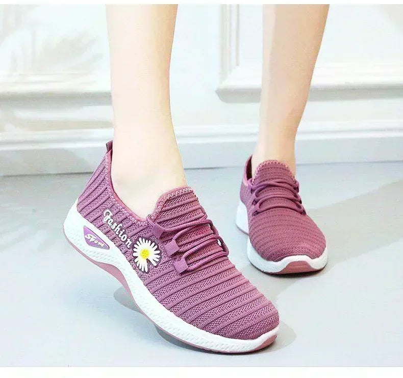 Women Sneakers Autumn New Trendy Mesh Casual Sports Running Shoes Wholesale Comfortable Lightweight Breathable Fashion Sneakers