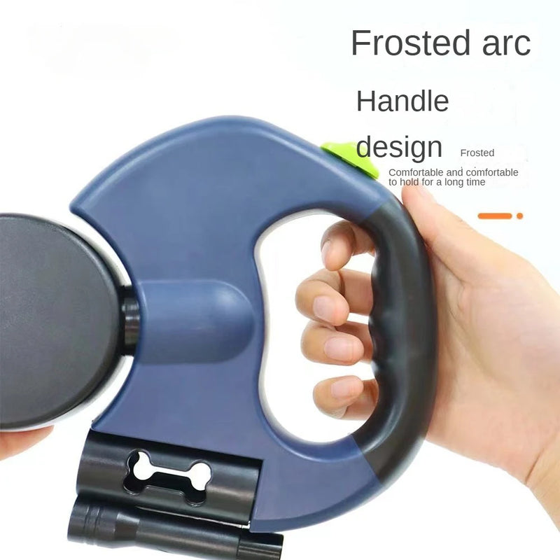 🐾 Double Retractable Dog Leash – 360° Tangle-Free Dual Leash for Two Dogs