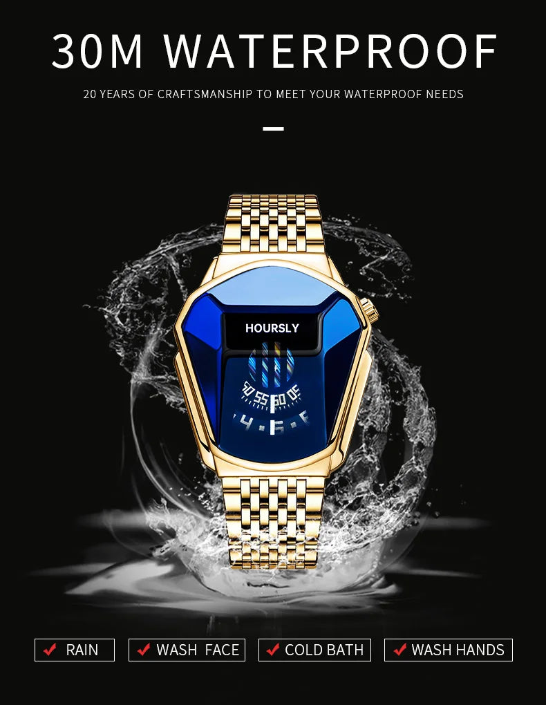 2025 Luxury HOURSLY Brand Trend Cool Men&