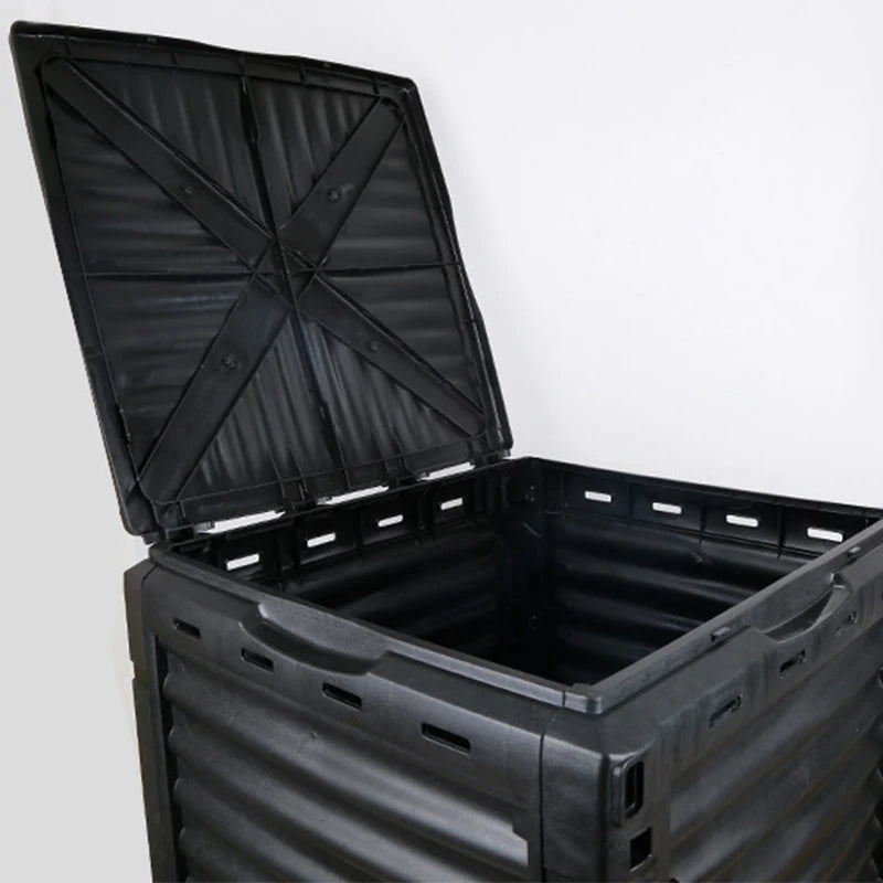 300L Composting bin Large capacity Garden Composter Container For Accommodate Food Scraps Fruits Vegetables Eggshells