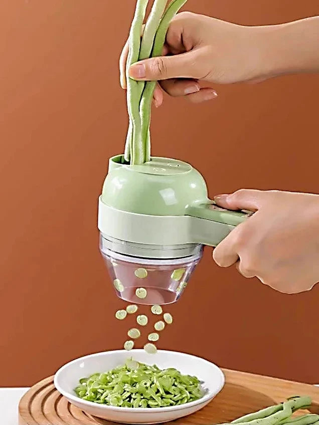 Portable Multifuction Electric Vegetable Chopper  Rechargeable Handheld Cordless Food Processor for Meat Garlic Pepper Onion