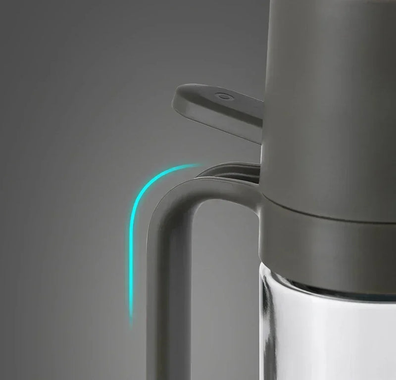 250ml Oil Spray Bottle High Borosilicate Glass Cooking Oil Dispensers Olive Oil Sprayer Mister for Air Fryer Salad Baking