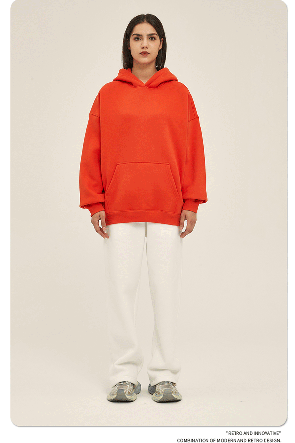 Oversized Sweatshirts for Men & Women Casual Hooded Pullover Unisex Streetwear Loose Fleece Top