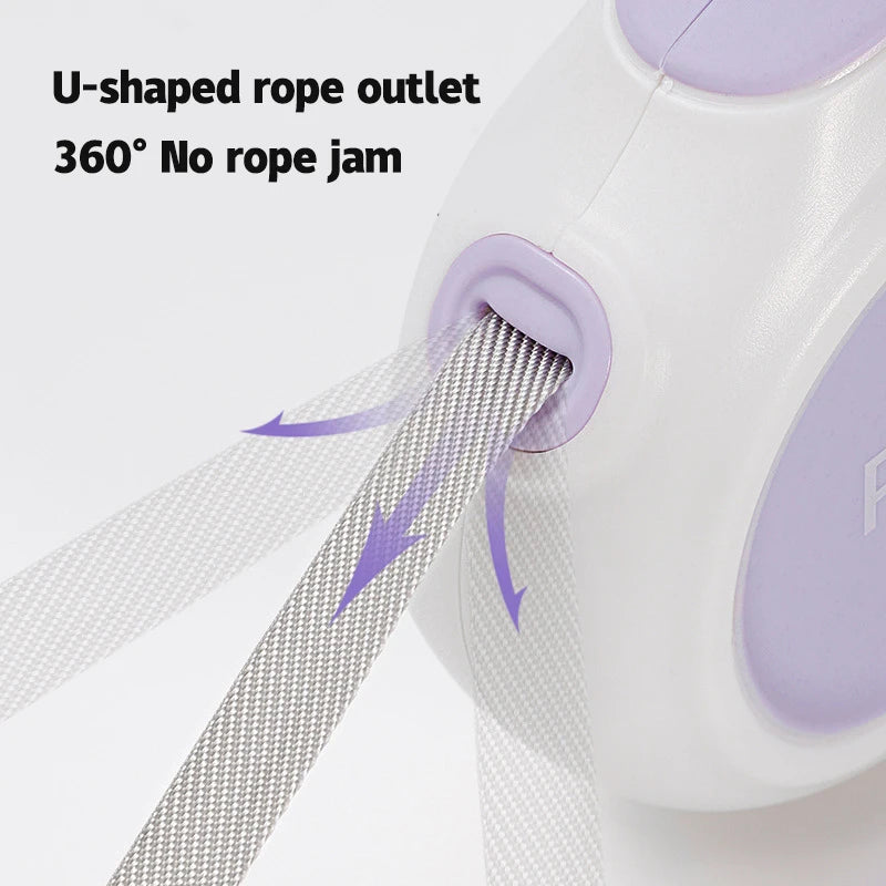 Automatic Retractable Dog Leash 3M/5M Extendable Rope For Outdoor Travel Walking Hiking Small Dogs Traction Rope Cat Lead