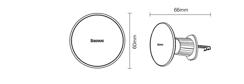 Baseus Magnetic Wireless Charger Car Phone Holder 15W Fast Charging Wireless Car Charger Holder For iPhone 16 15 14 13 Car Mount