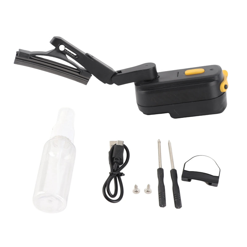 Helmet Wiper Motorcycle Helmet Wiper Motorcycle Helmet Wiper ABS High Toughness 2 Speed Adjustable Helmet  Wiper Wiper