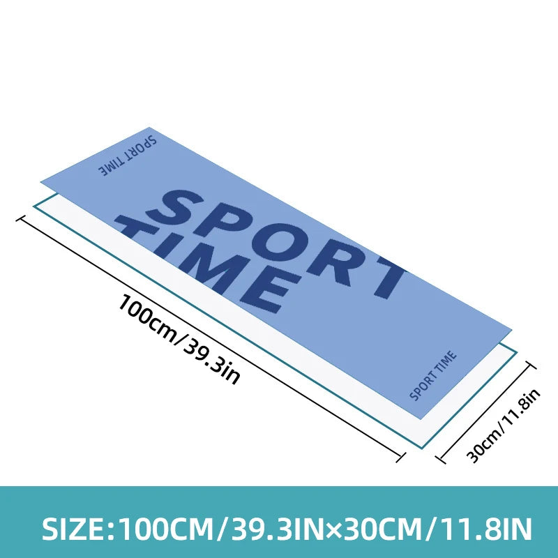 1-Pack Cooling Sports Towel - Soft, Breathable & Sweat-Absorbing, Printed Design for Outdoor Workouts & Exercise