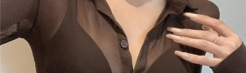 Mesh Sheer Shirts Women Long Sleeve Sunscreen Crop Tops Sexy Summer Thin Breathable Skinny Fashion Ins Streetwear Ladies Chic