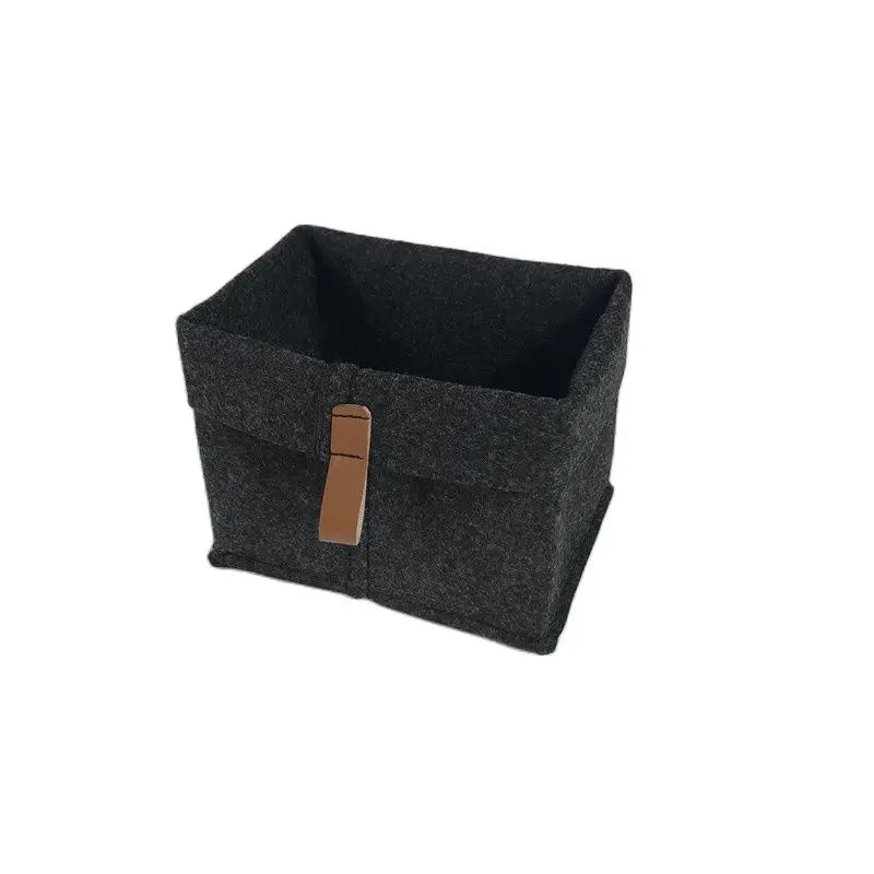 Desktop Storage Baskets Felt fabric Bedroom countertop Organize Basket Pen holder Sundries Cosmetics Storage,Basket of flowe