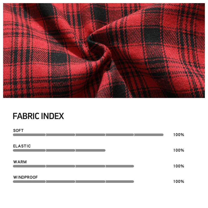 Men’s Flannel-Lined Shirt Jacket – Casual Snap Button Overshirt for Spring & Autumn