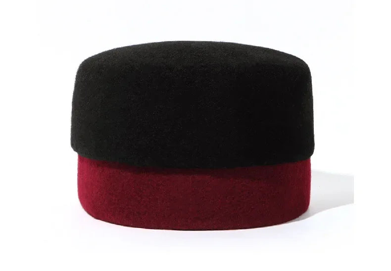 Tatiana Haven Men’s Wool Beret – Vintage Felt Fedora Hat for Casual & Classic Style