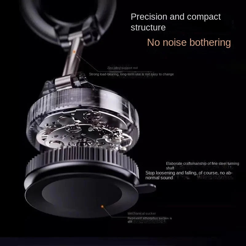 New foldable vacuum adsorption magnetic car phone holder 2025 suction cup dedicated navigation phone holder