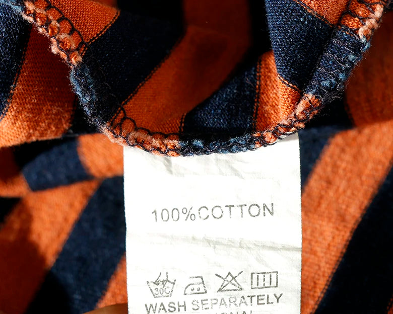 Men’s Striped Cotton T-Shirt – Slim Fit Vintage Washed Short Sleeve Tee | Tatiana Haven