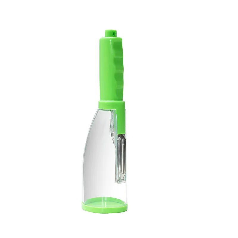 Fruit Peeler with Storage Box for Household Peeling Storage Kitchen Special Anti-splash Fruit and Vegetable Peeler