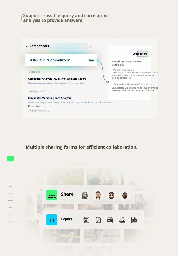 Plaud Note AI Minutes Device AI-Powered Meeting Summary from Voice Recorder Transcription  Dual Recording Mode lightweight 64GB