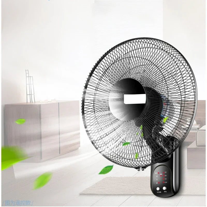 Household Wall-Mounted Electric Fan 220V/60W 16-Inch Living Room Kitchen Fan With 3 Speed Adjustable Smart Version/Mechanical