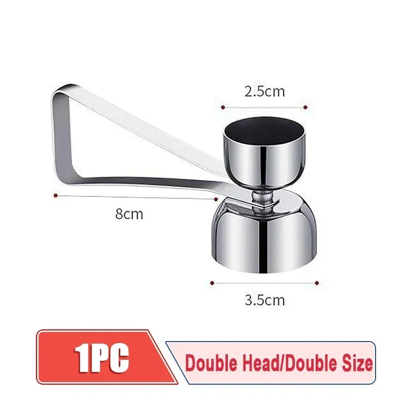 Egg Eggshell Opener Eggshell Cutter 304 Stainless Steel Double Head Egg Topper Shell Opener Boiled Raw Egg Creative Kitchen Tool