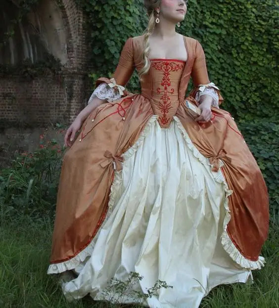 Late 18th Century Rococo Marie Antoinette Dress French Court Gown Victorian Pink Dress Renaissance Vintage Ball Gown