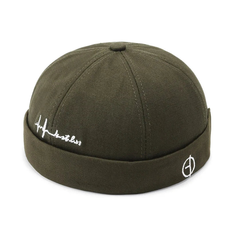 Tatiana Haven Unisex Brimless Cotton Beanie – Hip Hop Streetwear Hat for Spring & Autumn