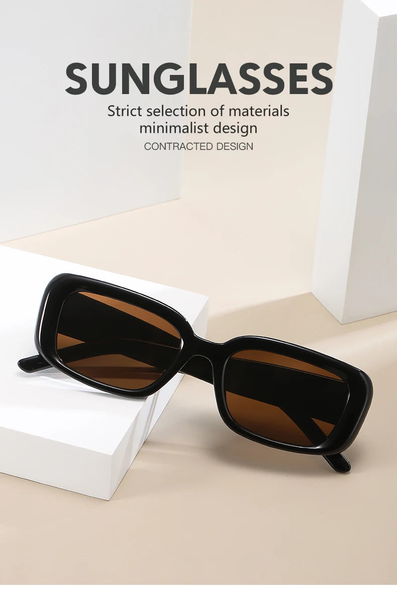 Retro Y2K Style Small Square Sunglasses Women kitten Eye Sunglasses Fashion Colorful Mirror Goggles Men Punk Sports Suns Glasses