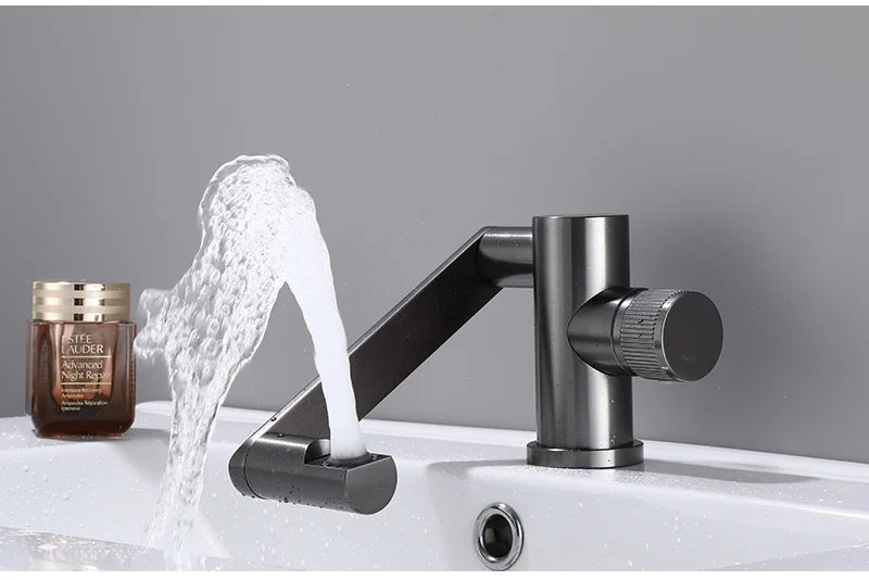 Digital Display LED Basin Faucet 360 Rotation Multi-function Stream Sprayer Hot Cold Water Sink Mixer Wash Tap For Bathroom
