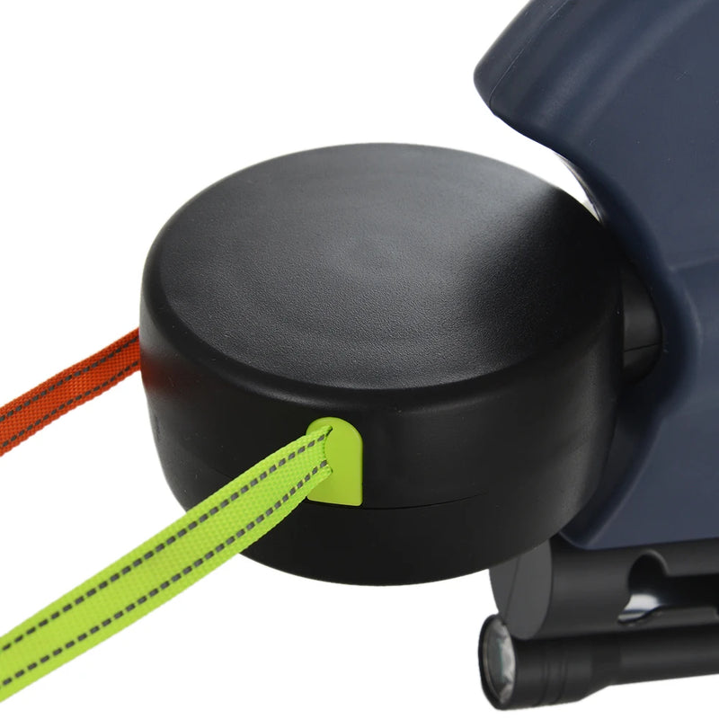 Retractable Dog Leash with LED Light – 3m Automatic Nylon Traction Rope for Small Dogs & Cats