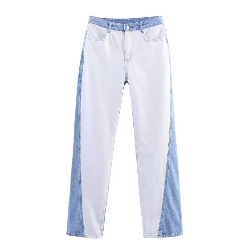 MUJER Denim Bomber Jackets for Women Varsity Cropped Jacket Woman Streetwear Outerwears Women&